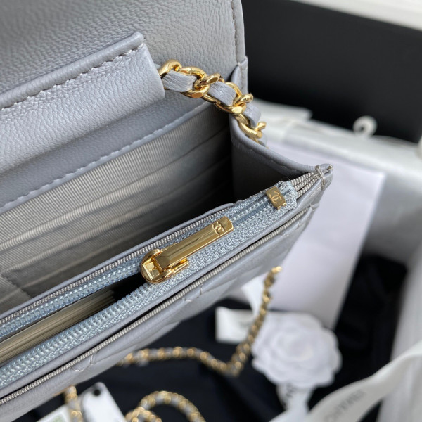 CL CHAIN WALLET LAMBSKIN NEW EDITION [Chanle1673] CELINE CHANEL ACCESSORIES LOEWE SHOES LOUIS VUITTON DIRO YSL OTHER BRAND HANDBAGS BALENCIAGA BOTTEGA VENETA GOYARD HERMES BURBERRY VALENTINO GUCCI FENDI MIUMIU CHLOE PRADA BVLGARI SUITCASE NEW ARRIVAL 