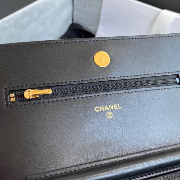 CL CHAIN WALLET LAMBSKIN NEW EDITION [Chanle1672] CELINE CHANEL ACCESSORIES LOEWE SHOES LOUIS VUITTON DIRO YSL OTHER BRAND HANDBAGS BALENCIAGA BOTTEGA VENETA GOYARD HERMES BURBERRY VALENTINO GUCCI FENDI MIUMIU CHLOE PRADA BVLGARI SUITCASE NEW ARRIVAL 