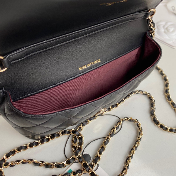 CL GLASSES CASE WITH CLASSIC CHAIN [AP2044-1] CELINE CHANEL ACCESSORIES LOEWE SHOES LOUIS VUITTON DIRO YSL OTHER BRAND HANDBAGS BALENCIAGA BOTTEGA VENETA GOYARD HERMES BURBERRY VALENTINO GUCCI FENDI MIUMIU CHLOE PRADA BVLGARI SUITCASE NEW ARRIVAL 