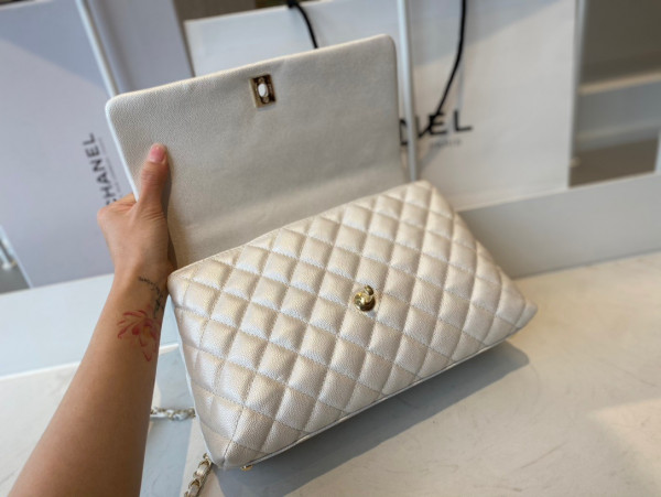 CL LARGE FLAP BAG WITH TOP HANDLE [A92991-3] CELINE CHANEL ACCESSORIES LOEWE SHOES LOUIS VUITTON DIRO YSL OTHER BRAND HANDBAGS BALENCIAGA BOTTEGA VENETA GOYARD HERMES BURBERRY VALENTINO GUCCI FENDI MIUMIU CHLOE PRADA BVLGARI SUITCASE NEW ARRIVAL 