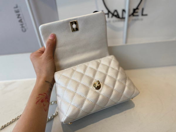CL MINI FLAP BAG WITH TOP HANDLE [AS2215-4] CELINE CHANEL ACCESSORIES LOEWE SHOES LOUIS VUITTON DIRO YSL OTHER BRAND HANDBAGS BALENCIAGA BOTTEGA VENETA GOYARD HERMES BURBERRY VALENTINO GUCCI FENDI MIUMIU CHLOE PRADA BVLGARI SUITCASE NEW ARRIVAL 