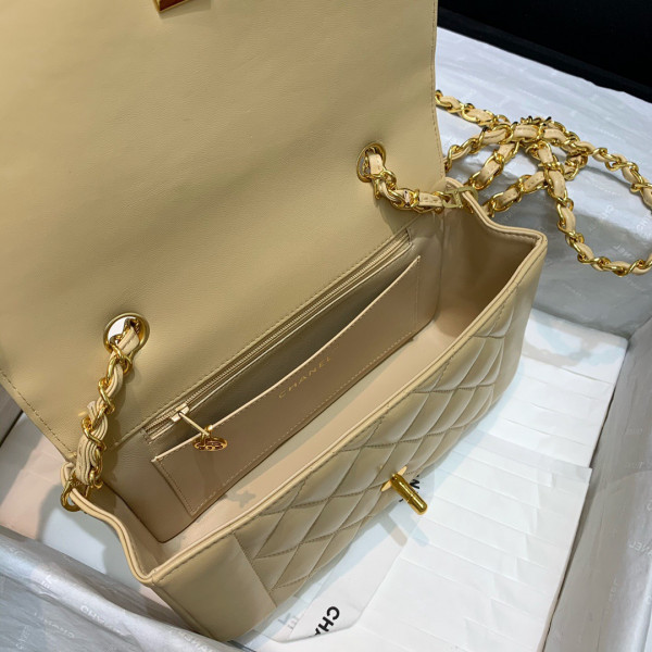CL FLAP BAG-22.5*14*7CM [Chanle1604] CELINE CHANEL ACCESSORIES LOEWE SHOES LOUIS VUITTON DIRO YSL OTHER BRAND HANDBAGS BALENCIAGA BOTTEGA VENETA GOYARD HERMES BURBERRY VALENTINO GUCCI FENDI MIUMIU CHLOE PRADA BVLGARI SUITCASE NEW ARRIVAL 