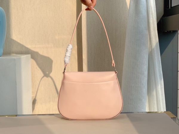 PRADA Cleo brushed leather shoulder bag with flap [1BD311-3] CELINE CHANEL ACCESSORIES LOEWE SHOES LOUIS VUITTON DIRO YSL OTHER BRAND HANDBAGS BALENCIAGA BOTTEGA VENETA GOYARD HERMES BURBERRY VALENTINO GUCCI FENDI MIUMIU CHLOE PRADA BVLGARI SUITCASE NEW ARRIVAL 
