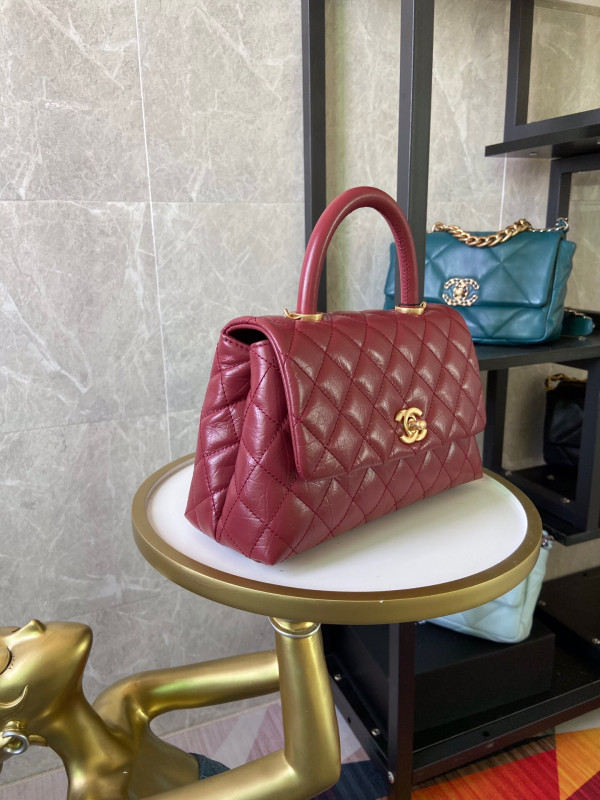 CL COCO HANDLE BAG [Chanle1568] CELINE CHANEL ACCESSORIES LOEWE SHOES LOUIS VUITTON DIRO YSL OTHER BRAND HANDBAGS BALENCIAGA BOTTEGA VENETA GOYARD HERMES BURBERRY VALENTINO GUCCI FENDI MIUMIU CHLOE PRADA BVLGARI SUITCASE NEW ARRIVAL 