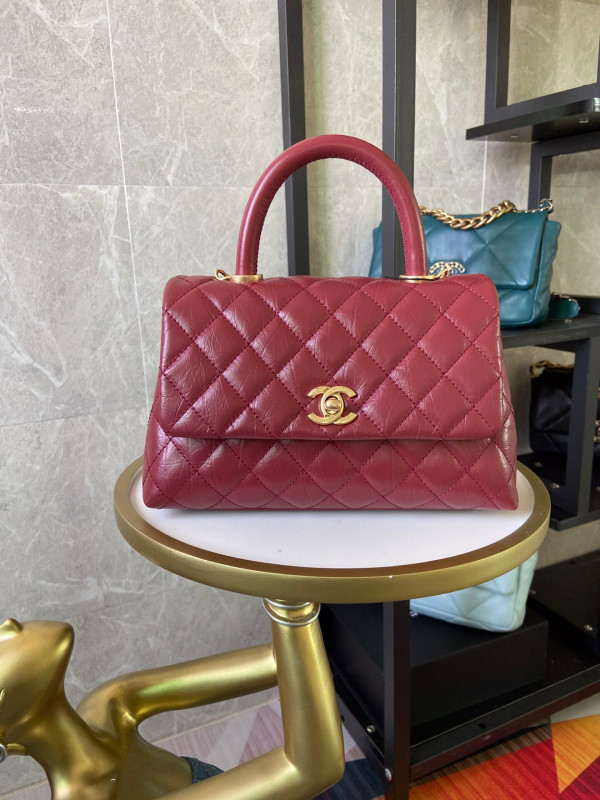 CL COCO HANDLE BAG [Chanle1568] CELINE CHANEL ACCESSORIES LOEWE SHOES LOUIS VUITTON DIRO YSL OTHER BRAND HANDBAGS BALENCIAGA BOTTEGA VENETA GOYARD HERMES BURBERRY VALENTINO GUCCI FENDI MIUMIU CHLOE PRADA BVLGARI SUITCASE NEW ARRIVAL 