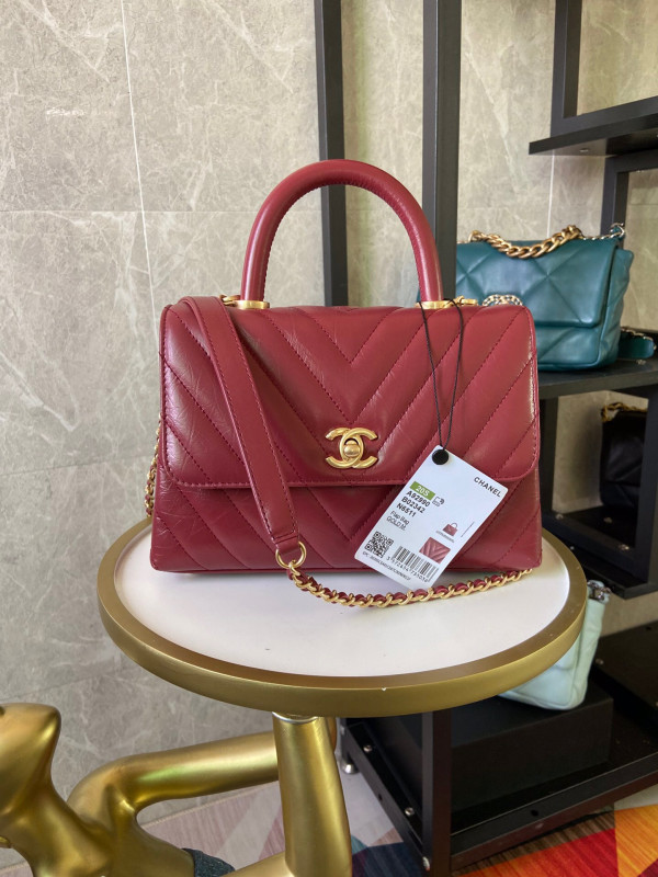 CL COCO HANDLE BAG [Chanle1565] CELINE CHANEL ACCESSORIES LOEWE SHOES LOUIS VUITTON DIRO YSL OTHER BRAND HANDBAGS BALENCIAGA BOTTEGA VENETA GOYARD HERMES BURBERRY VALENTINO GUCCI FENDI MIUMIU CHLOE PRADA BVLGARI SUITCASE NEW ARRIVAL 