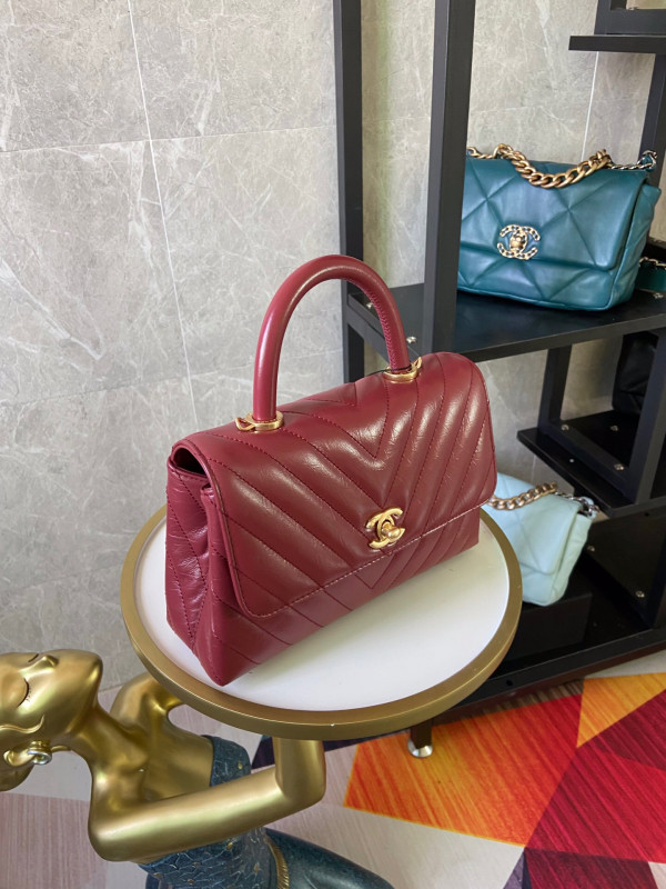CL COCO HANDLE BAG [Chanle1565] CELINE CHANEL ACCESSORIES LOEWE SHOES LOUIS VUITTON DIRO YSL OTHER BRAND HANDBAGS BALENCIAGA BOTTEGA VENETA GOYARD HERMES BURBERRY VALENTINO GUCCI FENDI MIUMIU CHLOE PRADA BVLGARI SUITCASE NEW ARRIVAL 