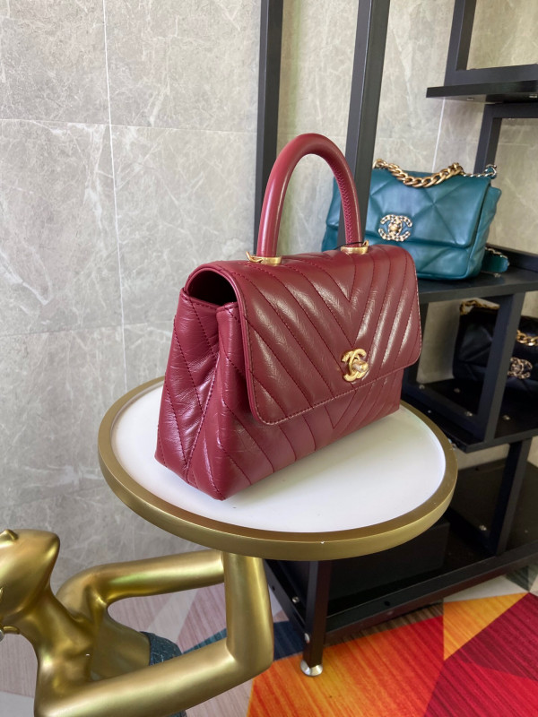 CL COCO HANDLE BAG [Chanle1565] CELINE CHANEL ACCESSORIES LOEWE SHOES LOUIS VUITTON DIRO YSL OTHER BRAND HANDBAGS BALENCIAGA BOTTEGA VENETA GOYARD HERMES BURBERRY VALENTINO GUCCI FENDI MIUMIU CHLOE PRADA BVLGARI SUITCASE NEW ARRIVAL 