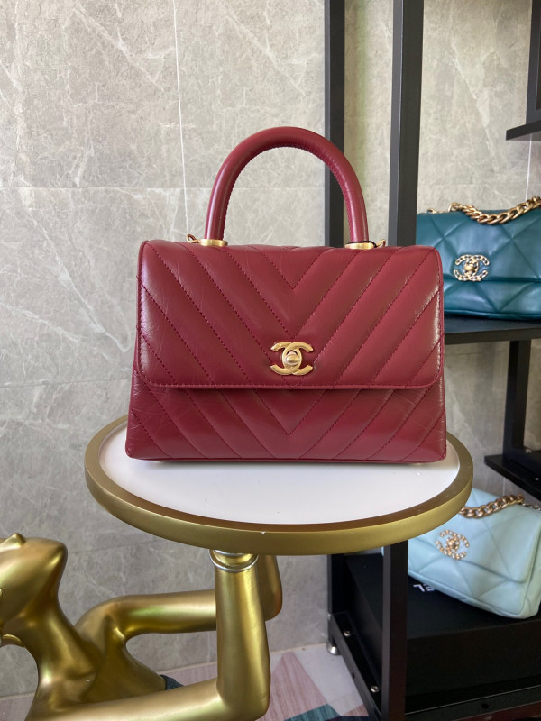 CL COCO HANDLE BAG [Chanle1565] CELINE CHANEL ACCESSORIES LOEWE SHOES LOUIS VUITTON DIRO YSL OTHER BRAND HANDBAGS BALENCIAGA BOTTEGA VENETA GOYARD HERMES BURBERRY VALENTINO GUCCI FENDI MIUMIU CHLOE PRADA BVLGARI SUITCASE NEW ARRIVAL 