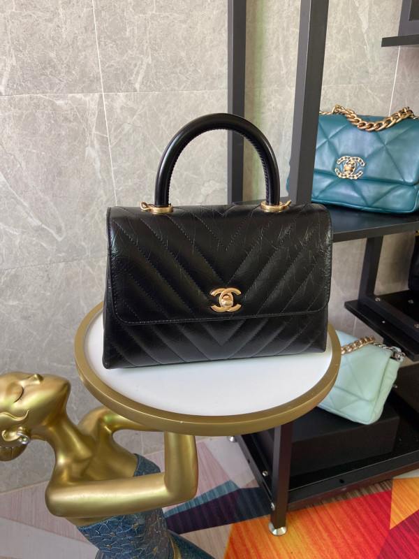 CL COCO HANDLE BAG [Chanle1561] CELINE CHANEL ACCESSORIES LOEWE SHOES LOUIS VUITTON DIRO YSL OTHER BRAND HANDBAGS BALENCIAGA BOTTEGA VENETA GOYARD HERMES BURBERRY VALENTINO GUCCI FENDI MIUMIU CHLOE PRADA BVLGARI SUITCASE NEW ARRIVAL 