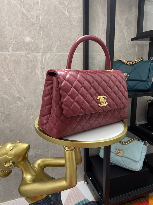 CL COCO HANDLE BAG [Chanle1560] CELINE CHANEL ACCESSORIES LOEWE SHOES LOUIS VUITTON DIRO YSL OTHER BRAND HANDBAGS BALENCIAGA BOTTEGA VENETA GOYARD HERMES BURBERRY VALENTINO GUCCI FENDI MIUMIU CHLOE PRADA BVLGARI SUITCASE NEW ARRIVAL 