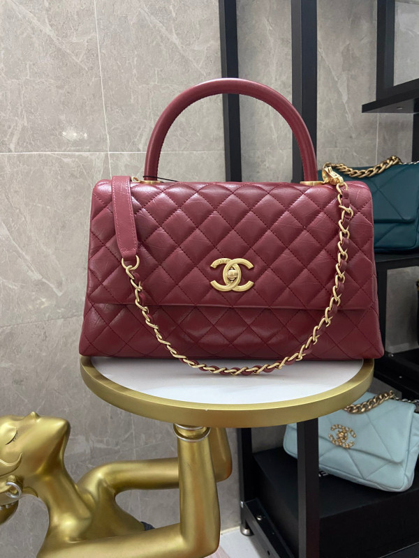 CL COCO HANDLE BAG [Chanle1560] CELINE CHANEL ACCESSORIES LOEWE SHOES LOUIS VUITTON DIRO YSL OTHER BRAND HANDBAGS BALENCIAGA BOTTEGA VENETA GOYARD HERMES BURBERRY VALENTINO GUCCI FENDI MIUMIU CHLOE PRADA BVLGARI SUITCASE NEW ARRIVAL 