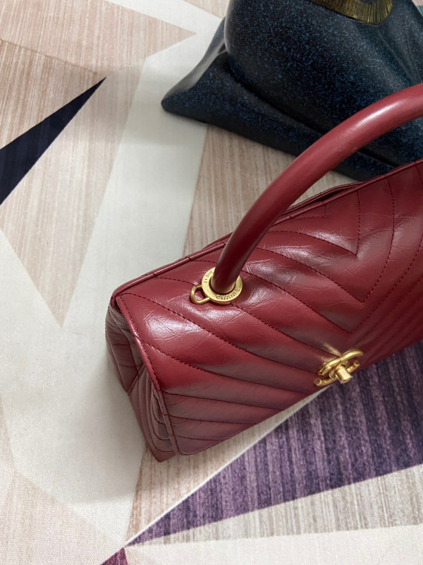 CL COCO HANDLE BAG [Chanle1555] CELINE CHANEL ACCESSORIES LOEWE SHOES LOUIS VUITTON DIRO YSL OTHER BRAND HANDBAGS BALENCIAGA BOTTEGA VENETA GOYARD HERMES BURBERRY VALENTINO GUCCI FENDI MIUMIU CHLOE PRADA BVLGARI SUITCASE NEW ARRIVAL 