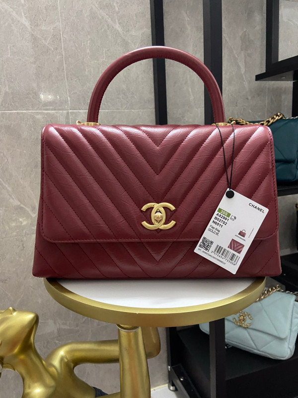 CL COCO HANDLE BAG [Chanle1555] CELINE CHANEL ACCESSORIES LOEWE SHOES LOUIS VUITTON DIRO YSL OTHER BRAND HANDBAGS BALENCIAGA BOTTEGA VENETA GOYARD HERMES BURBERRY VALENTINO GUCCI FENDI MIUMIU CHLOE PRADA BVLGARI SUITCASE NEW ARRIVAL 