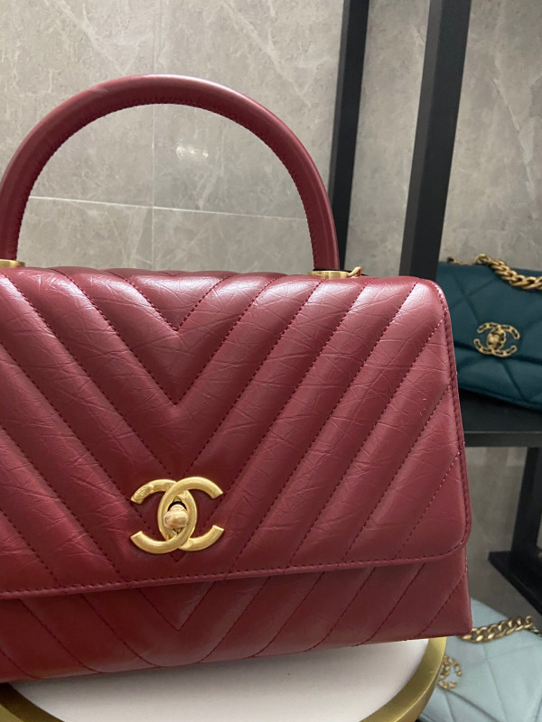 CL COCO HANDLE BAG [Chanle1555] CELINE CHANEL ACCESSORIES LOEWE SHOES LOUIS VUITTON DIRO YSL OTHER BRAND HANDBAGS BALENCIAGA BOTTEGA VENETA GOYARD HERMES BURBERRY VALENTINO GUCCI FENDI MIUMIU CHLOE PRADA BVLGARI SUITCASE NEW ARRIVAL 