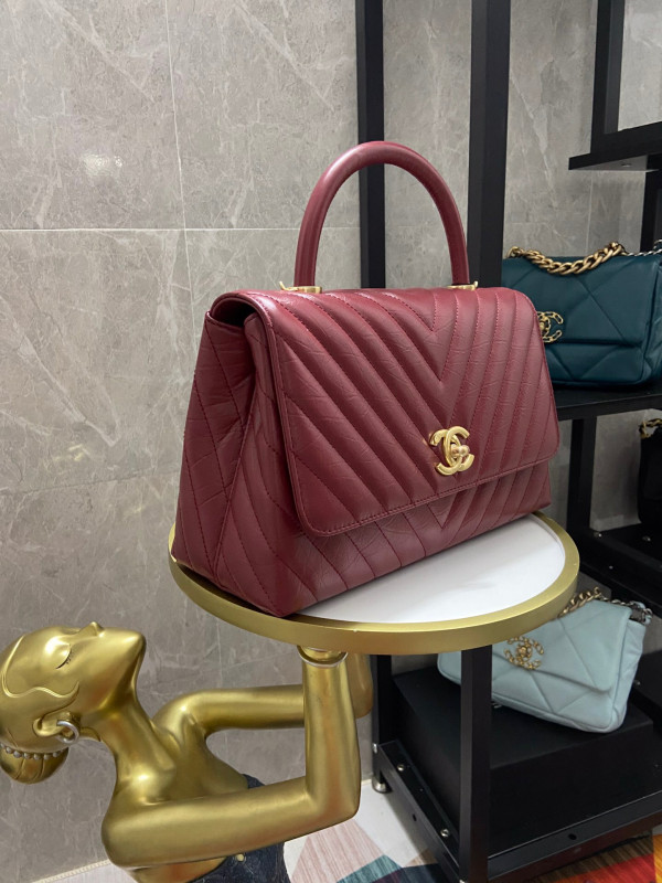 CL COCO HANDLE BAG [Chanle1555] CELINE CHANEL ACCESSORIES LOEWE SHOES LOUIS VUITTON DIRO YSL OTHER BRAND HANDBAGS BALENCIAGA BOTTEGA VENETA GOYARD HERMES BURBERRY VALENTINO GUCCI FENDI MIUMIU CHLOE PRADA BVLGARI SUITCASE NEW ARRIVAL 