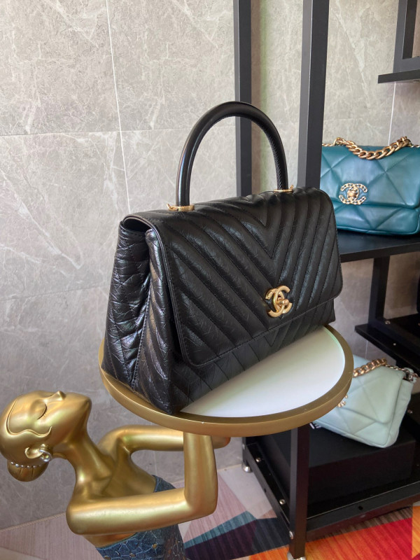 CL COCO HANDLE BAG [Chanle1551] CELINE CHANEL ACCESSORIES LOEWE SHOES LOUIS VUITTON DIRO YSL OTHER BRAND HANDBAGS BALENCIAGA BOTTEGA VENETA GOYARD HERMES BURBERRY VALENTINO GUCCI FENDI MIUMIU CHLOE PRADA BVLGARI SUITCASE NEW ARRIVAL 