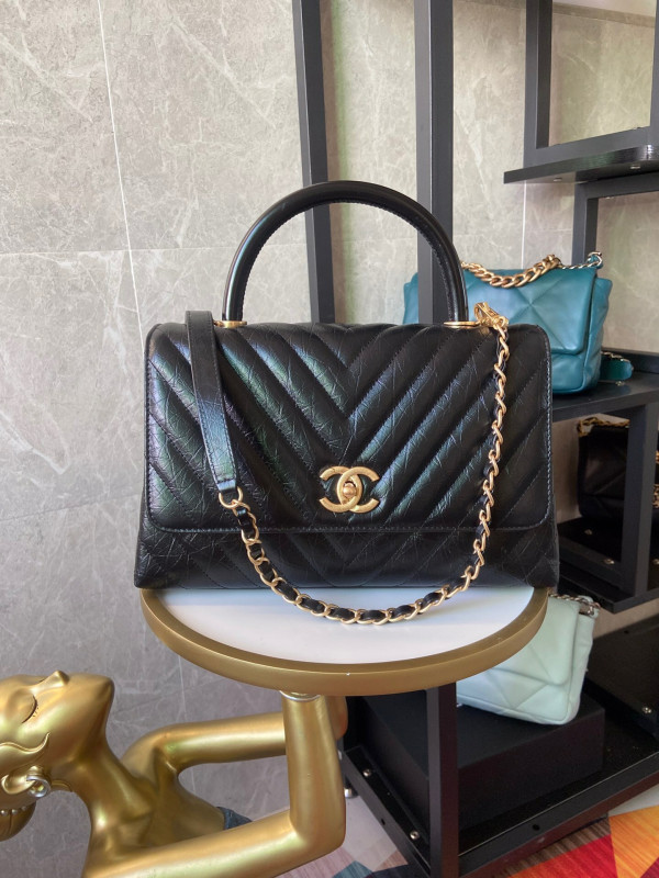 CL COCO HANDLE BAG [Chanle1551] CELINE CHANEL ACCESSORIES LOEWE SHOES LOUIS VUITTON DIRO YSL OTHER BRAND HANDBAGS BALENCIAGA BOTTEGA VENETA GOYARD HERMES BURBERRY VALENTINO GUCCI FENDI MIUMIU CHLOE PRADA BVLGARI SUITCASE NEW ARRIVAL 