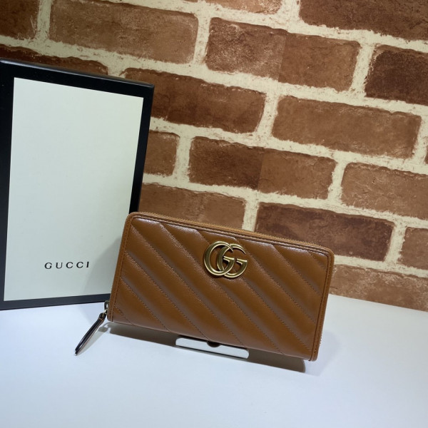 (image for) GUCCI GG Marmont zip around wallet