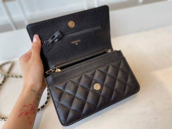 CL CHAIN WALLET CAVIAR [Chanle1542] CELINE CHANEL ACCESSORIES LOEWE SHOES LOUIS VUITTON DIRO YSL OTHER BRAND HANDBAGS BALENCIAGA BOTTEGA VENETA GOYARD HERMES BURBERRY VALENTINO GUCCI FENDI MIUMIU CHLOE PRADA BVLGARI SUITCASE NEW ARRIVAL 