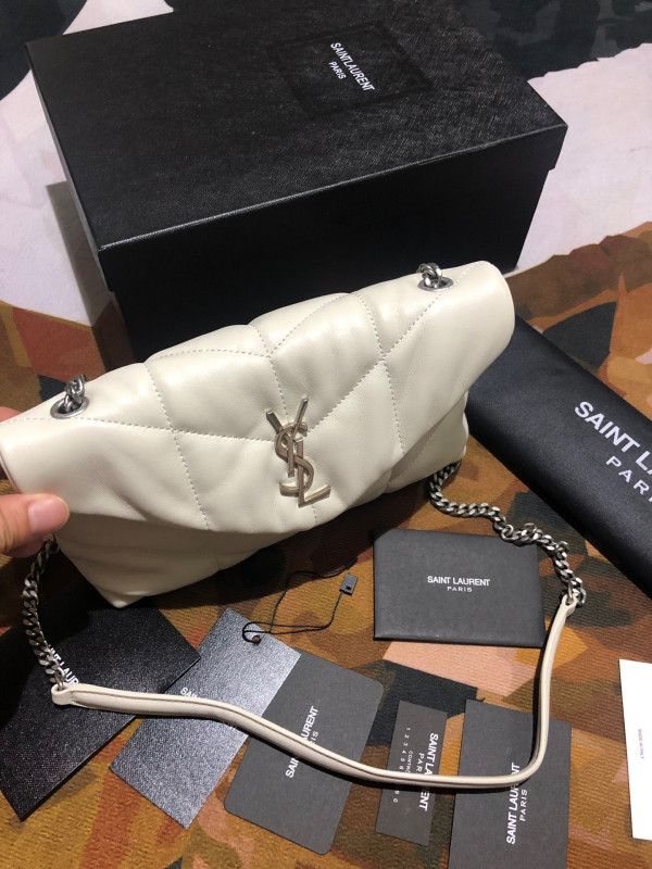 YSL MINI PUFFER SMALL CHAIN BAG [YSL284] CELINE CHANEL ACCESSORIES LOEWE SHOES LOUIS VUITTON DIRO YSL OTHER BRAND HANDBAGS BALENCIAGA BOTTEGA VENETA GOYARD HERMES BURBERRY VALENTINO GUCCI FENDI MIUMIU CHLOE PRADA BVLGARI SUITCASE NEW ARRIVAL 