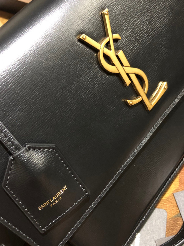 YSL MEDIUM SUNSET SATCHEL IN SMOOTH LEATHER (image for) YSL MEDIUM SUNSET SATCHEL IN SMOOTH LEATHER