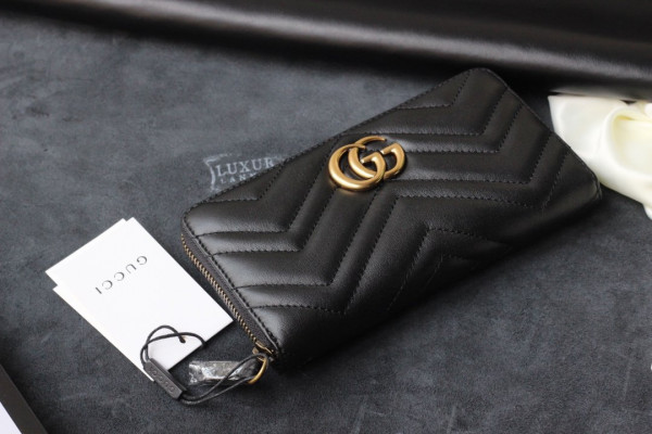 (image for) GUCCI GG Marmont zip around wallet