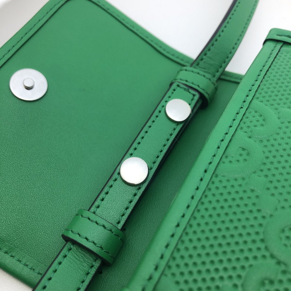 (image for) GUCCI GG embossed mini bag
