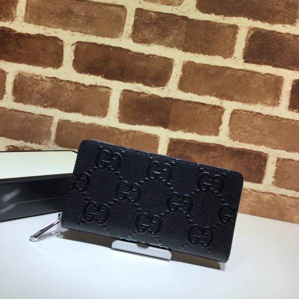 (image for) GUCCI GG embossed zippy wallet
