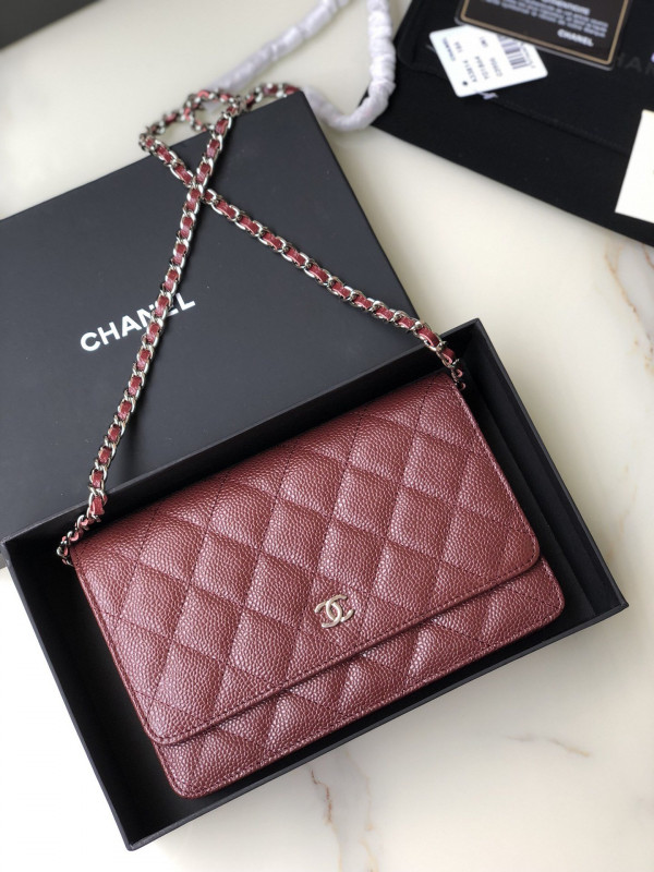 CL CHAIN WALLET CAVIAR [Chanle1201] CELINE CHANEL ACCESSORIES LOEWE SHOES LOUIS VUITTON DIRO YSL OTHER BRAND HANDBAGS BALENCIAGA BOTTEGA VENETA GOYARD HERMES BURBERRY VALENTINO GUCCI FENDI MIUMIU CHLOE PRADA BVLGARI SUITCASE NEW ARRIVAL 