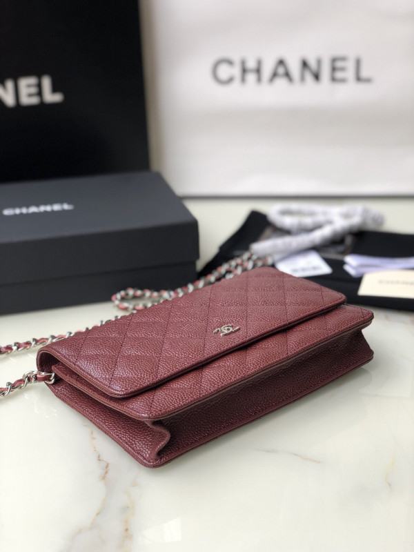 CL CHAIN WALLET CAVIAR [Chanle1201] CELINE CHANEL ACCESSORIES LOEWE SHOES LOUIS VUITTON DIRO YSL OTHER BRAND HANDBAGS BALENCIAGA BOTTEGA VENETA GOYARD HERMES BURBERRY VALENTINO GUCCI FENDI MIUMIU CHLOE PRADA BVLGARI SUITCASE NEW ARRIVAL 