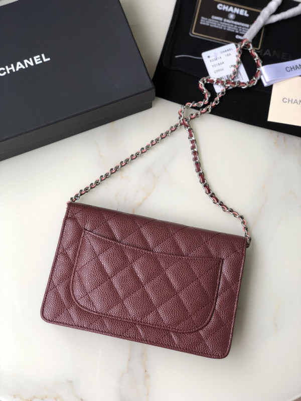 CL CHAIN WALLET CAVIAR [Chanle1201] CELINE CHANEL ACCESSORIES LOEWE SHOES LOUIS VUITTON DIRO YSL OTHER BRAND HANDBAGS BALENCIAGA BOTTEGA VENETA GOYARD HERMES BURBERRY VALENTINO GUCCI FENDI MIUMIU CHLOE PRADA BVLGARI SUITCASE NEW ARRIVAL 