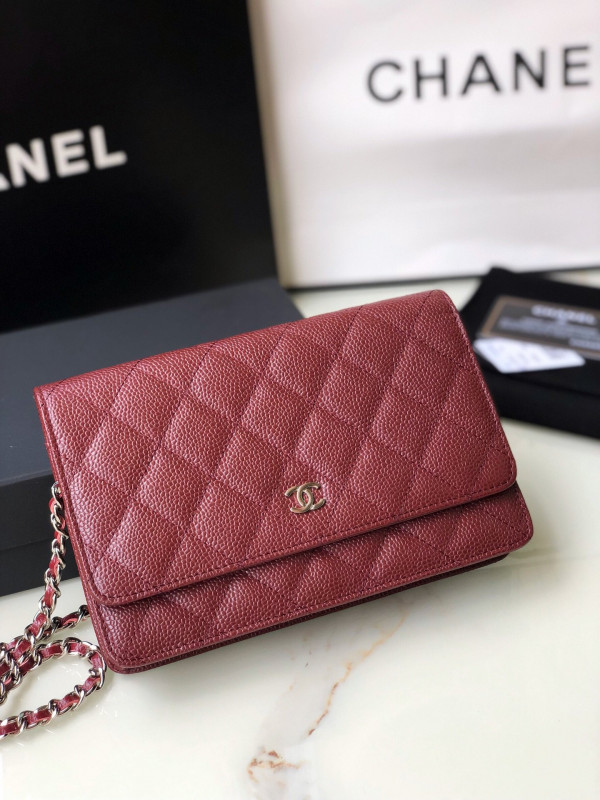 CL CHAIN WALLET CAVIAR [Chanle1201] CELINE CHANEL ACCESSORIES LOEWE SHOES LOUIS VUITTON DIRO YSL OTHER BRAND HANDBAGS BALENCIAGA BOTTEGA VENETA GOYARD HERMES BURBERRY VALENTINO GUCCI FENDI MIUMIU CHLOE PRADA BVLGARI SUITCASE NEW ARRIVAL 