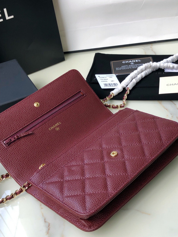 CL CHAIN WALLET CAVIAR [Chanle1200] CELINE CHANEL ACCESSORIES LOEWE SHOES LOUIS VUITTON DIRO YSL OTHER BRAND HANDBAGS BALENCIAGA BOTTEGA VENETA GOYARD HERMES BURBERRY VALENTINO GUCCI FENDI MIUMIU CHLOE PRADA BVLGARI SUITCASE NEW ARRIVAL 
