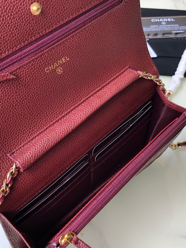 CL CHAIN WALLET CAVIAR [Chanle1200] CELINE CHANEL ACCESSORIES LOEWE SHOES LOUIS VUITTON DIRO YSL OTHER BRAND HANDBAGS BALENCIAGA BOTTEGA VENETA GOYARD HERMES BURBERRY VALENTINO GUCCI FENDI MIUMIU CHLOE PRADA BVLGARI SUITCASE NEW ARRIVAL 