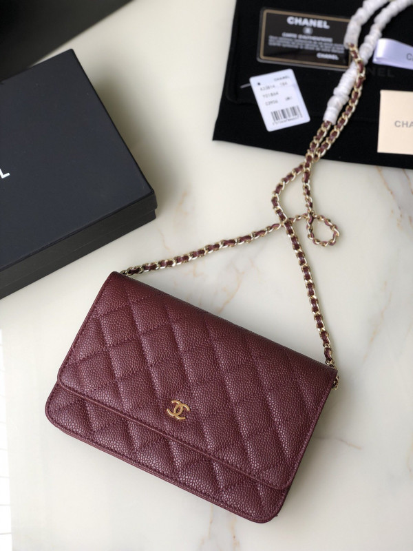 CL CHAIN WALLET CAVIAR [Chanle1200] CELINE CHANEL ACCESSORIES LOEWE SHOES LOUIS VUITTON DIRO YSL OTHER BRAND HANDBAGS BALENCIAGA BOTTEGA VENETA GOYARD HERMES BURBERRY VALENTINO GUCCI FENDI MIUMIU CHLOE PRADA BVLGARI SUITCASE NEW ARRIVAL 