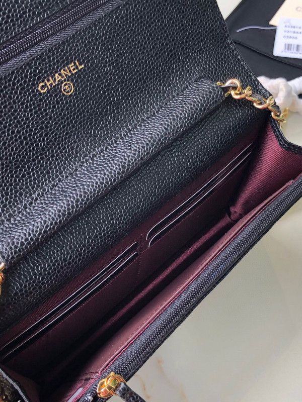 CL CHAIN WALLET CAVIAR [Chanle1195] CELINE CHANEL ACCESSORIES LOEWE SHOES LOUIS VUITTON DIRO YSL OTHER BRAND HANDBAGS BALENCIAGA BOTTEGA VENETA GOYARD HERMES BURBERRY VALENTINO GUCCI FENDI MIUMIU CHLOE PRADA BVLGARI SUITCASE NEW ARRIVAL 