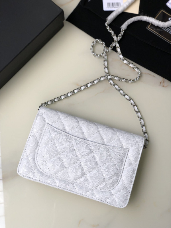 (image for) CL CHAIN WALLET CAVIAR