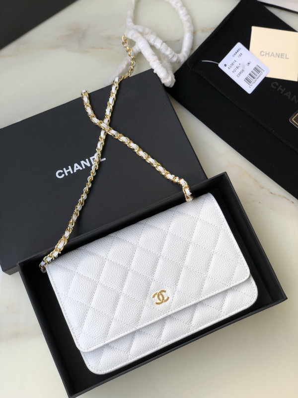 (image for) CL CHAIN WALLET CAVIAR