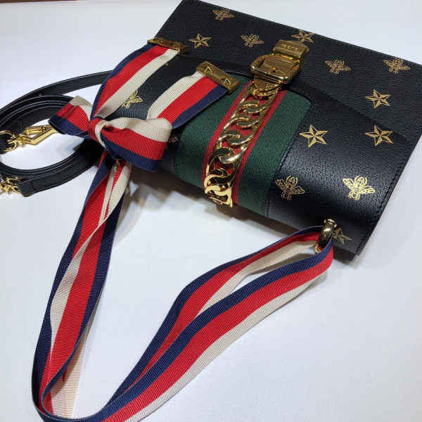 (image for) GUCCI Sylvie Bee Star small shoulder bag