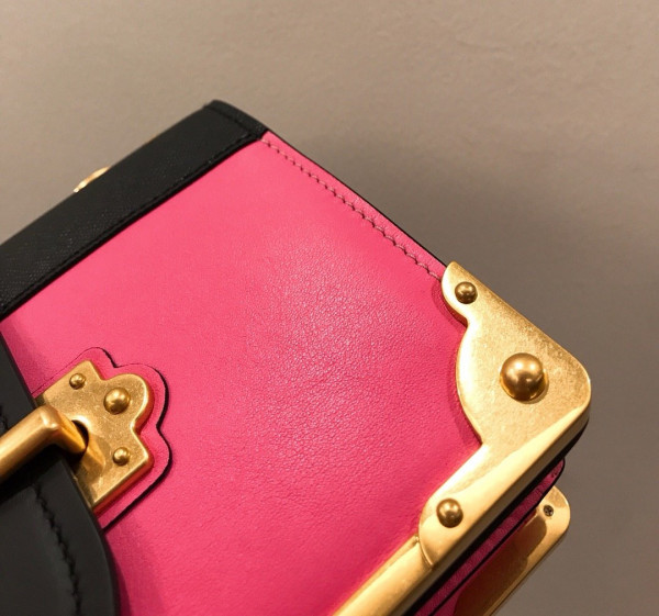 (image for) PRADA CAHIER LEATHER SHOULDER BAG