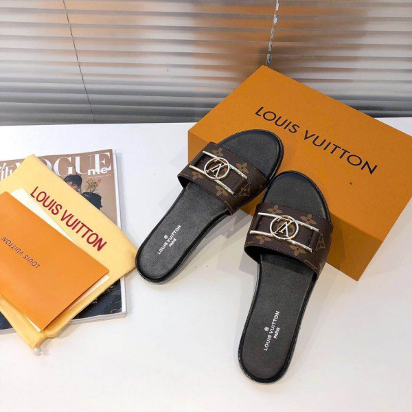 (image for) LOUIS VUITTON LOCK IT FLAT MULE