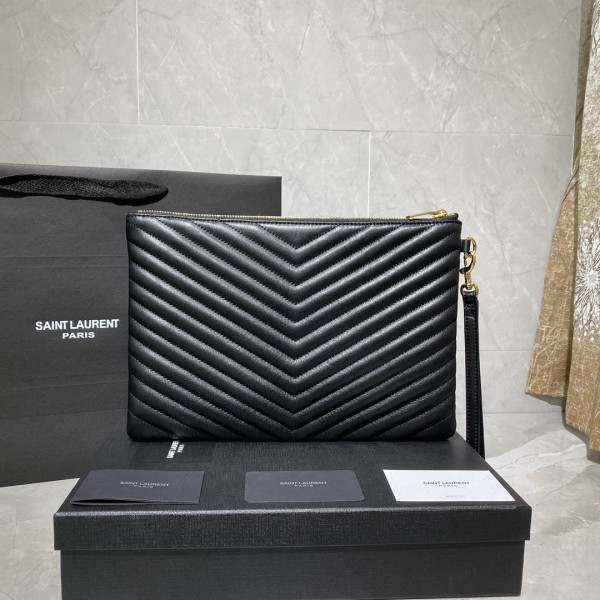 YSL MONOGRAM CLUTCH (image for) YSL MONOGRAM CLUTCH