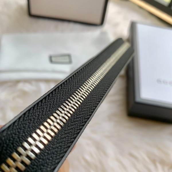 (image for) GUCCI LEATHER ZIP AROUND WALLET