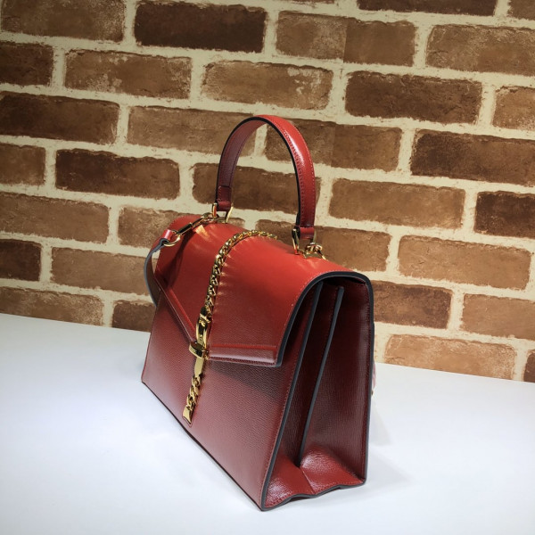 Gucci Sylvie 1969 small top handle bag [602781-1] CELINE CHANEL ACCESSORIES LOEWE SHOES LOUIS VUITTON DIRO YSL OTHER BRAND HANDBAGS BALENCIAGA BOTTEGA VENETA GOYARD HERMES BURBERRY VALENTINO GUCCI FENDI MIUMIU CHLOE PRADA BVLGARI SUITCASE NEW ARRIVAL 