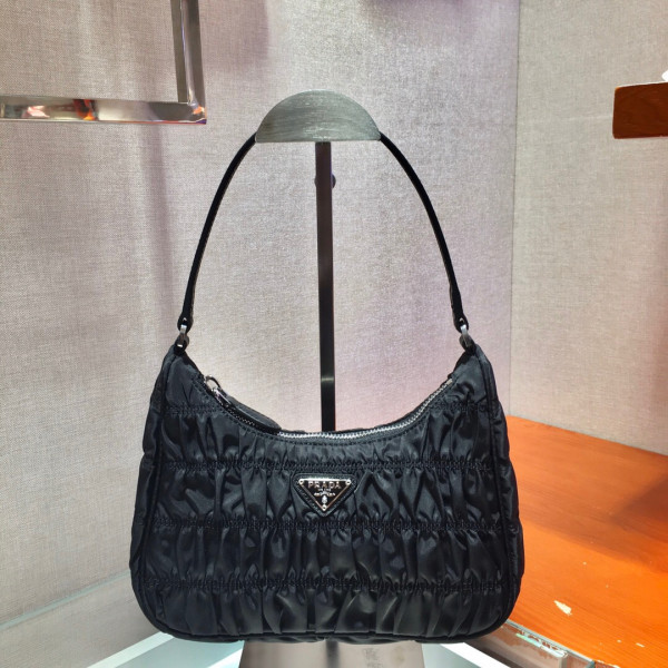 (image for) PRADA NYLON AND SAFFIANO LEATHER MINI BAG