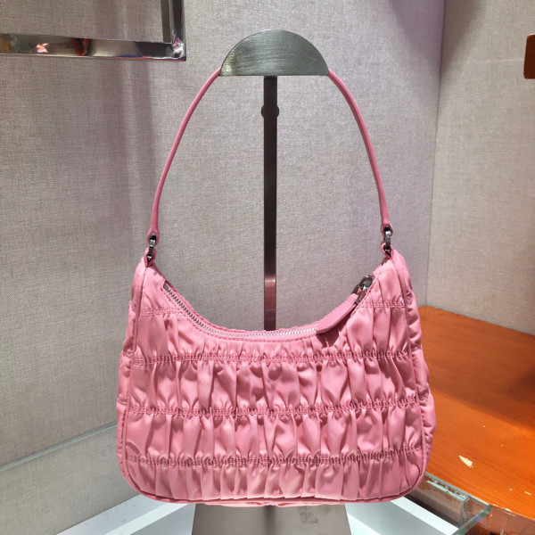 (image for) PRADA NYLON AND SAFFIANO LEATHER MINI BAG