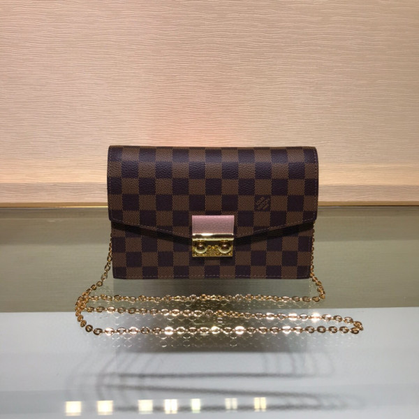 (image for) LOUIS VUITTON CROISETTE CHAIN WALLET