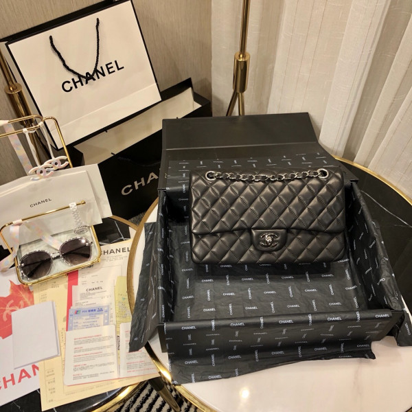 (image for) CL FLAP BAG LAMBSKIN-25CM