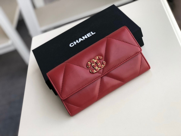 CL 19 LONG FLAP WALLET [Chanle925] CELINE CHANEL ACCESSORIES LOEWE SHOES LOUIS VUITTON DIRO YSL OTHER BRAND HANDBAGS BALENCIAGA BOTTEGA VENETA GOYARD HERMES BURBERRY VALENTINO GUCCI FENDI MIUMIU CHLOE PRADA BVLGARI SUITCASE NEW ARRIVAL 